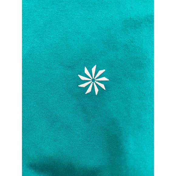 Athleta Salutation Stash 7/8 Tight Leggings Teal Blue High Rise Womens Large L - Picture 4 of 9